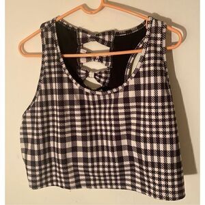 Cato Active Sports Bra 18/20 checks & bows